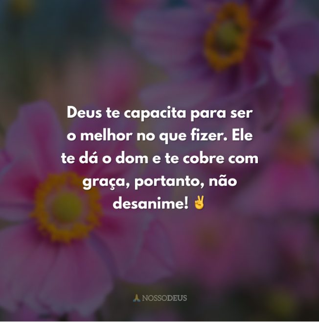 Deus te capacita - imagem