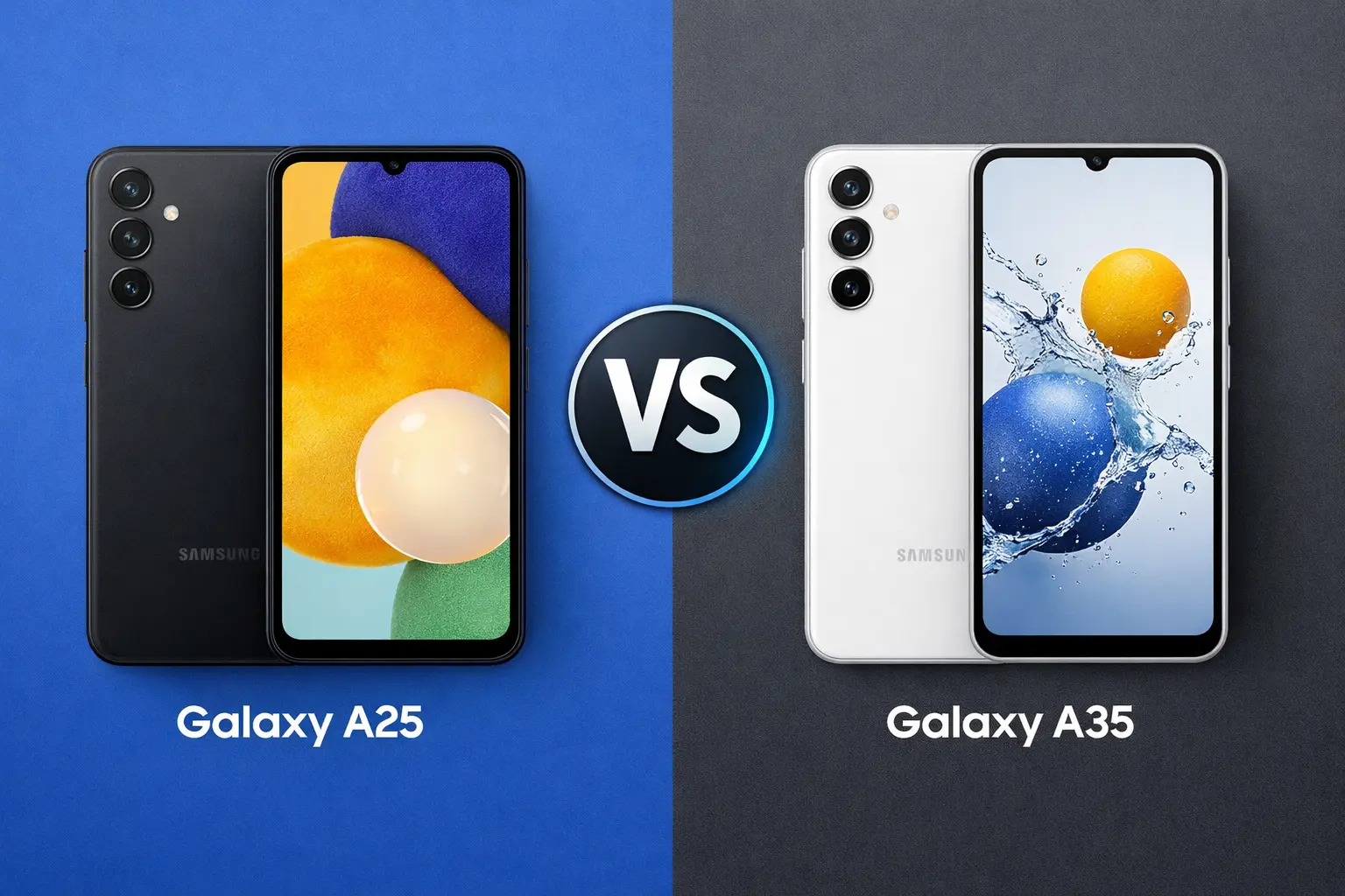 Galaxy A25 vs A35
